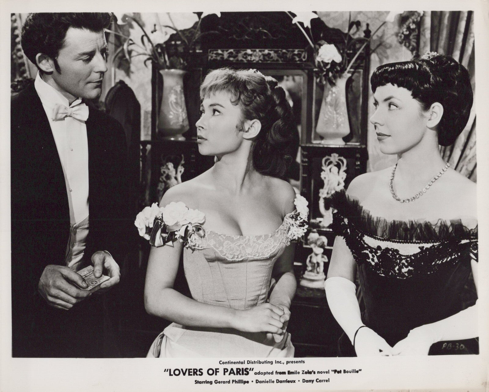 Dany Carrel G rard Philipe Anouk Aim e In Lovers Of Paris 1957 P dany-carrel-g-rard-philipe-anouk-aim-e-in-lovers-of-paris-1957-p